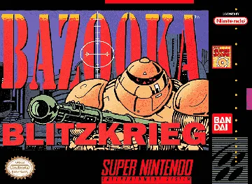 Bazooka Blitzkrieg (USA) box cover front